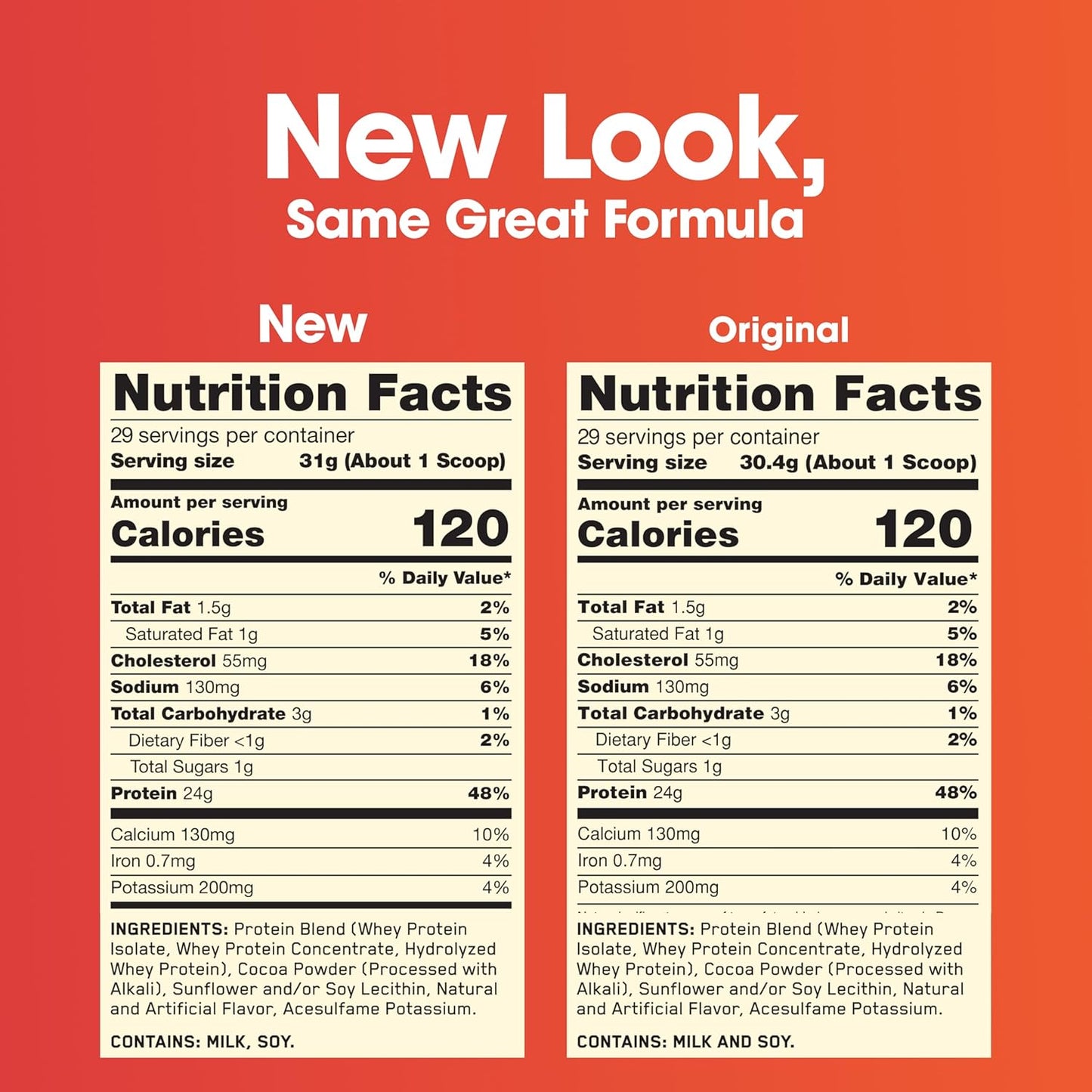 Optimum Nutrition Gold Standard Whey Protein, Double Rich Chocolate, 2LB