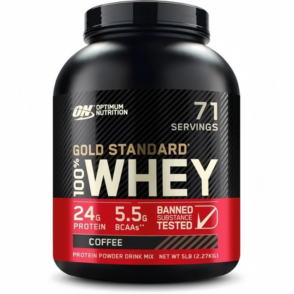 2 Pound, Optimum Nutrition Gold Standard 100% Whey Protein Powder
