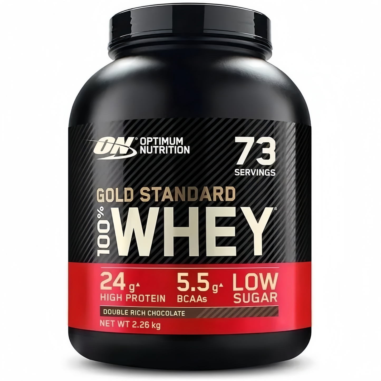 Optimum Nutrition Gold Standard Whey Protein, Double Rich Chocolate, 2LB