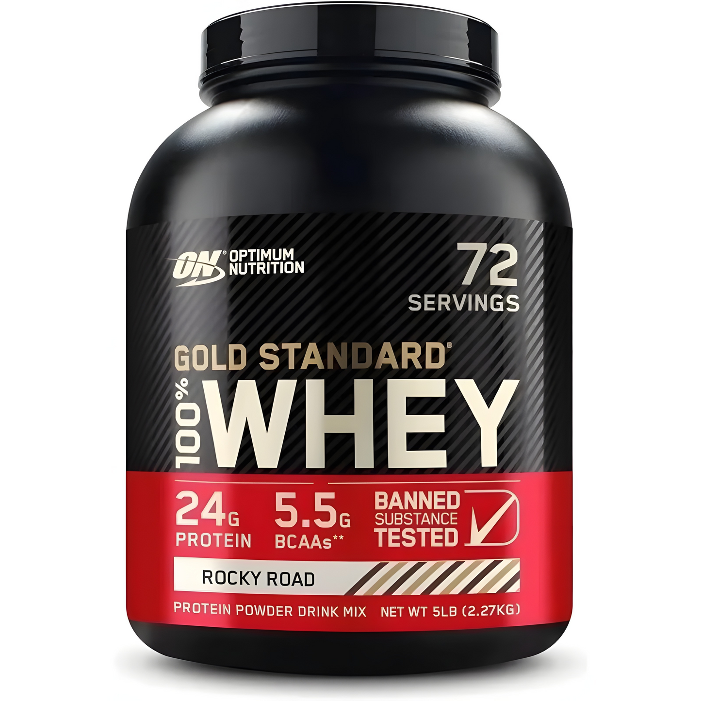 2 Pound, Optimum Nutrition Gold Standard 100% Whey Protein Powder
