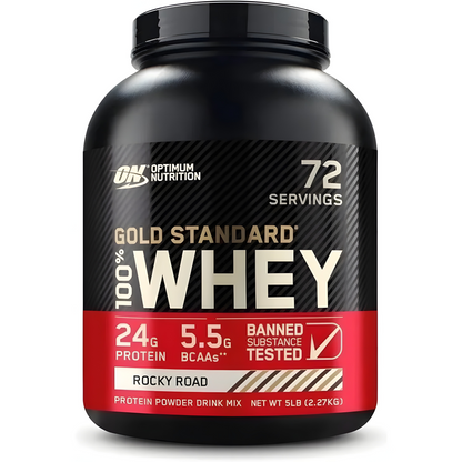 2 Pound, Optimum Nutrition Gold Standard 100% Whey Protein Powder