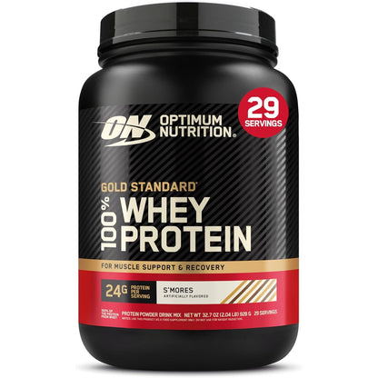2 Pound, Optimum Nutrition Gold Standard 100% Whey Protein Powder