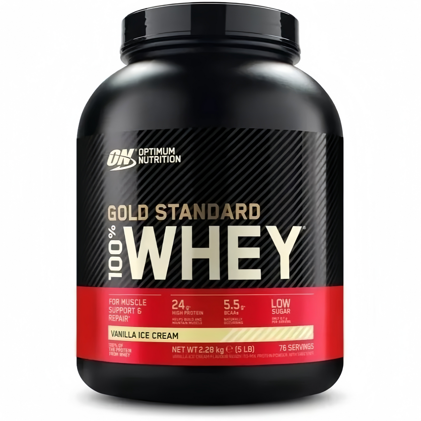 2 Pound, Optimum Nutrition Gold Standard 100% Whey Protein Powder