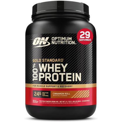 2 Pound, Optimum Nutrition Gold Standard 100% Whey Protein Powder